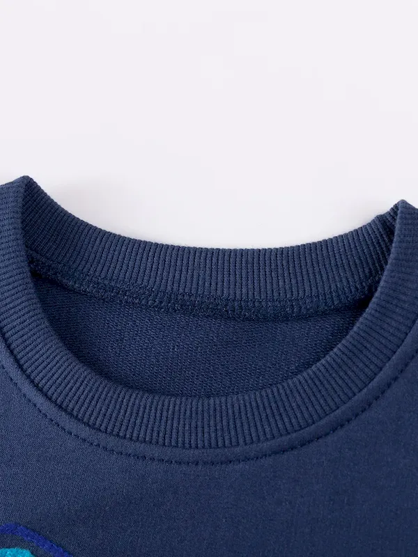 Wholesale Kids Boy'S Fashion Cartoon Autumn Printed Round-Neck Long-Sleeve Sweatshirt Loose Pants Two-Piece Set - Image 3