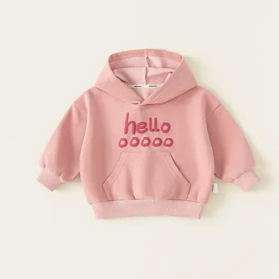 Wholesale Children'S Fashion Casual Letter Printed Long-Sleeve Hoodies - Image 3