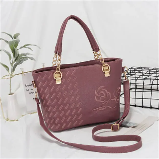 Women Fashion Large Capacity Embroidery Shoulder Bag