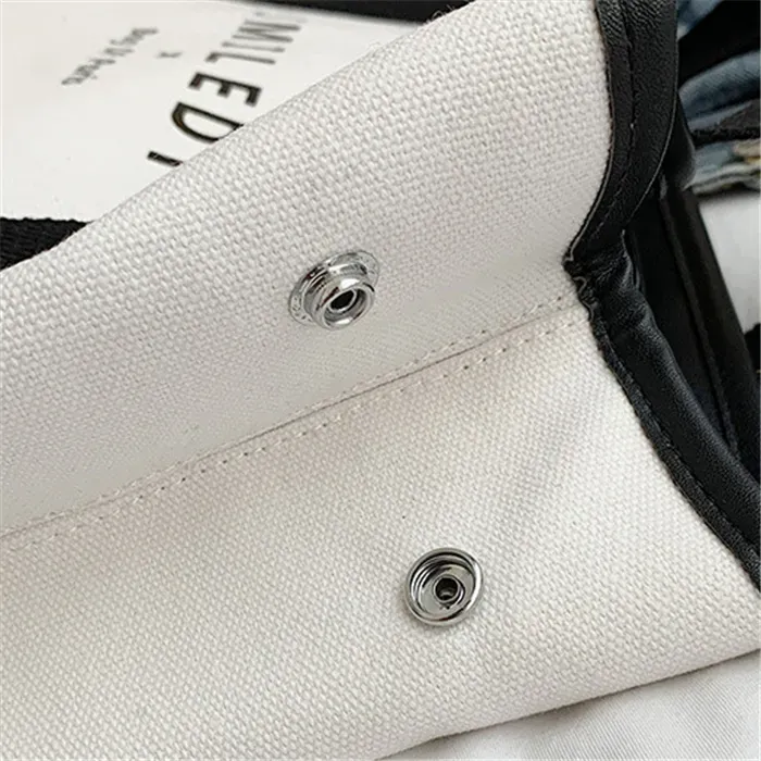 Women Casual Letter Printed Large Capacity Canvas Tote Bag - Image 12