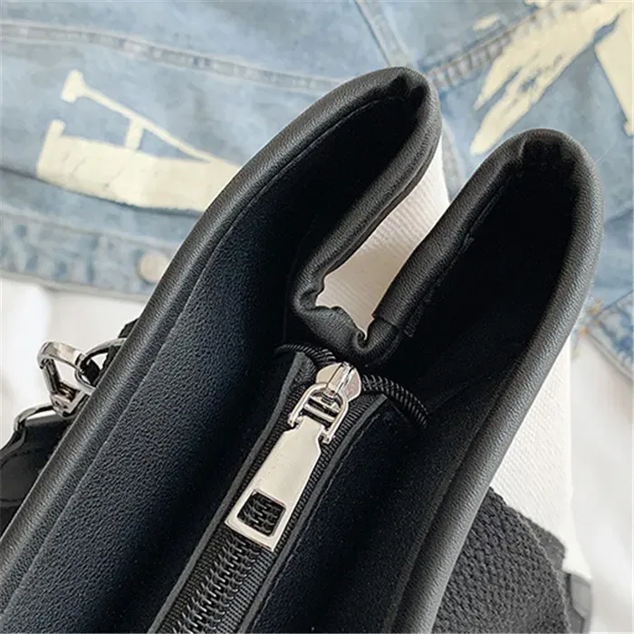 Women Casual Letter Printed Large Capacity Canvas Tote Bag - Image 14