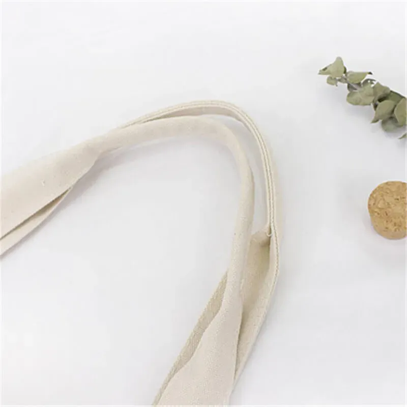 Women Solid Color Large Capacity Pocket Canvas Tote Bag - Image 6