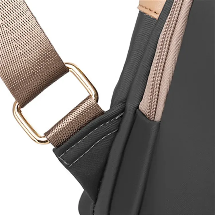 Women Fashion Color Blocking Patchwork Large Capacity Backpack - Image 12