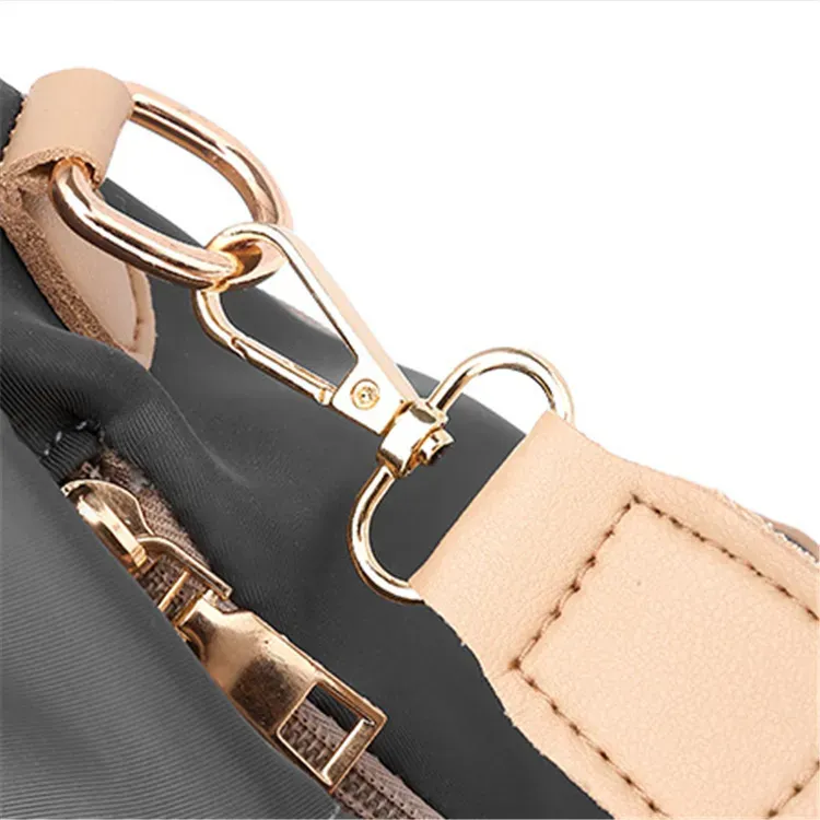 Women Fashion Color Blocking Patchwork Large Capacity Backpack - Image 13