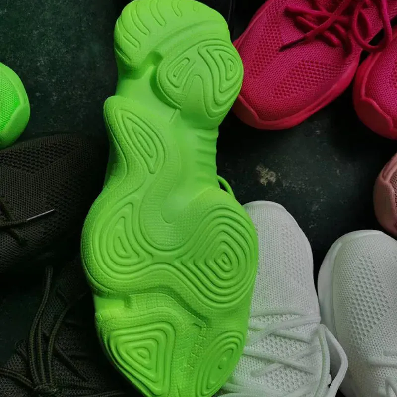 Women Fashion Casual Solid Color Breathable Mesh Sneakers - Image 3