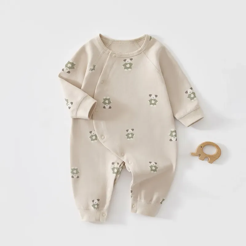 Wholesale Kids Baby Fashion Autumn And Winter Printed Long-Sleeve Jumpsuits - Image 3