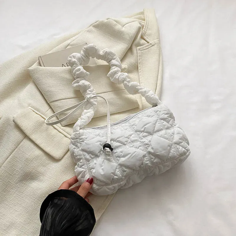 Women Fashion Casual Rhomboid Quilted Shoulder Bag - Image 6