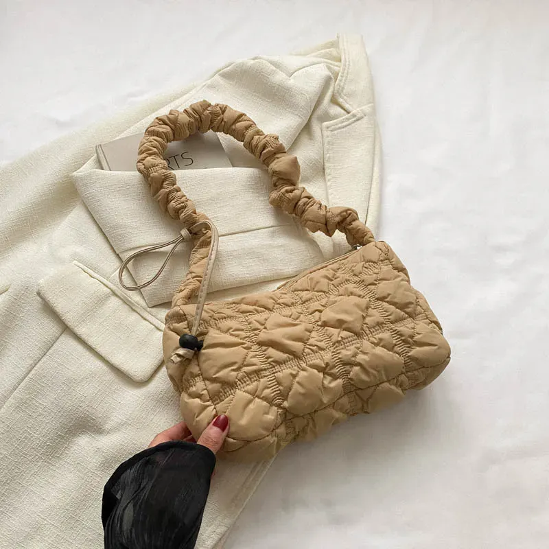 Women Fashion Casual Rhomboid Quilted Shoulder Bag - Image 8