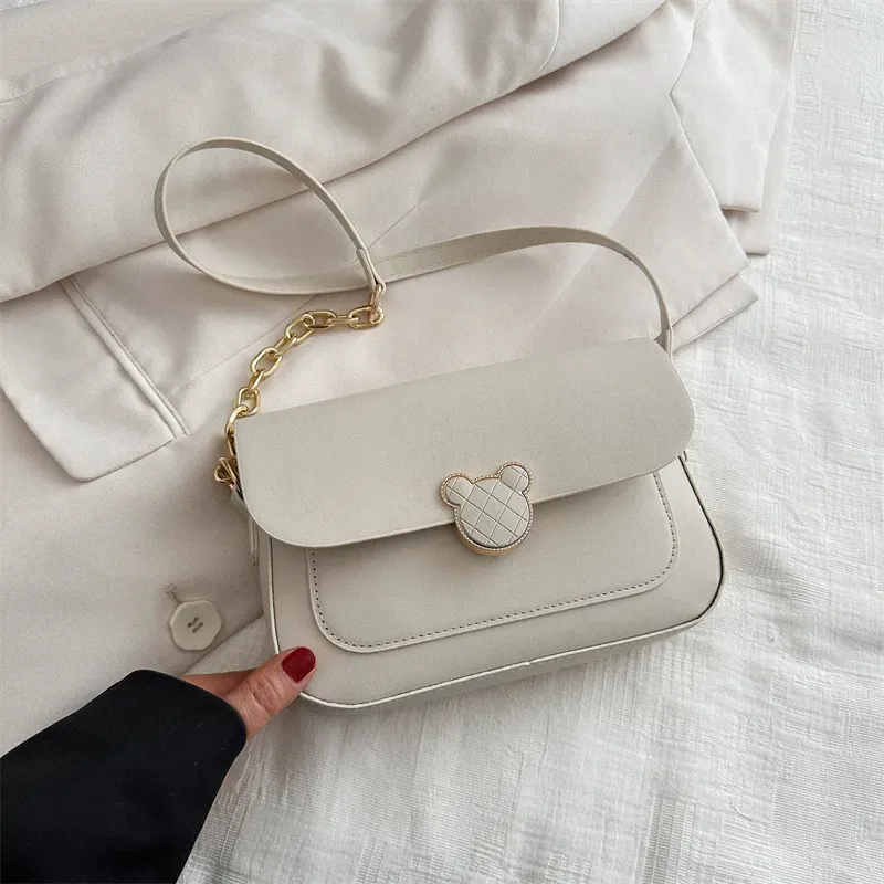 Women Fashion Casual Square Flap PU Shoulder Bag - Image 7