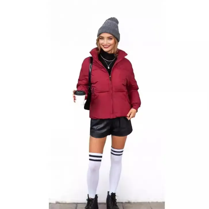 Autumn Winter Women Fashionable Loose Thickened Cotton-Padded Coat - Image 5