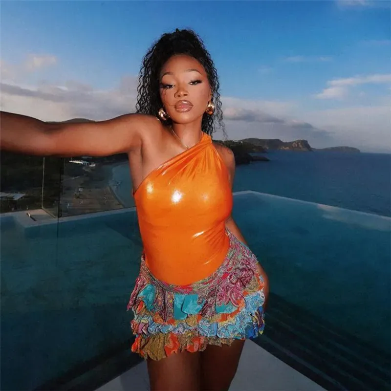 Women Sexy Vintage Print Skirt - Image 4