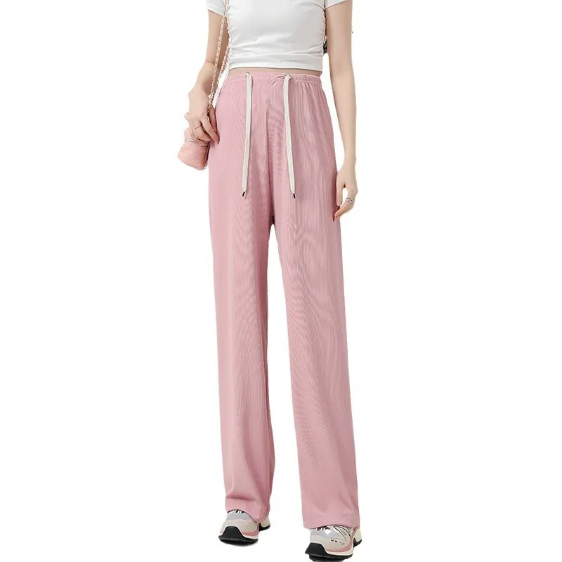 Pregnant Women Fashion Casual Loose Drawstring Pants - Image 3