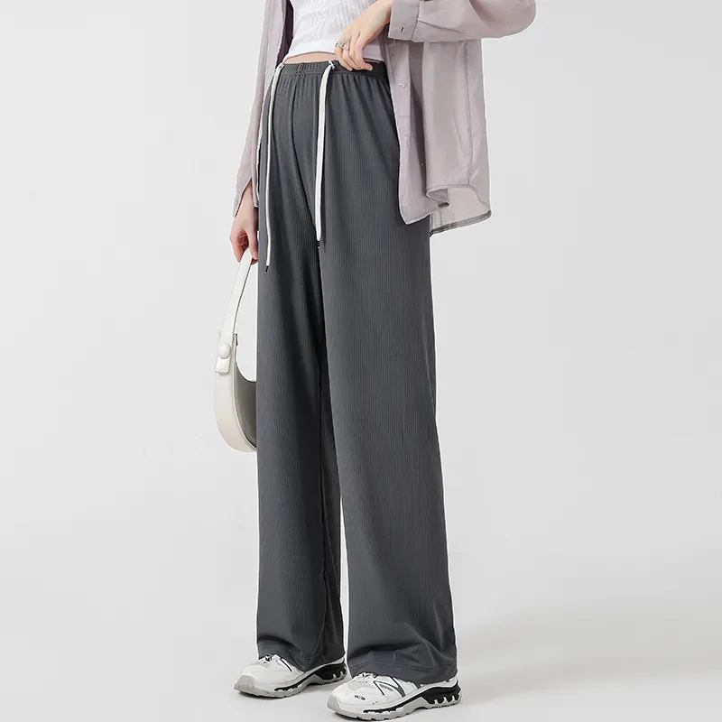 Pregnant Women Fashion Casual Loose Drawstring Pants - Image 5