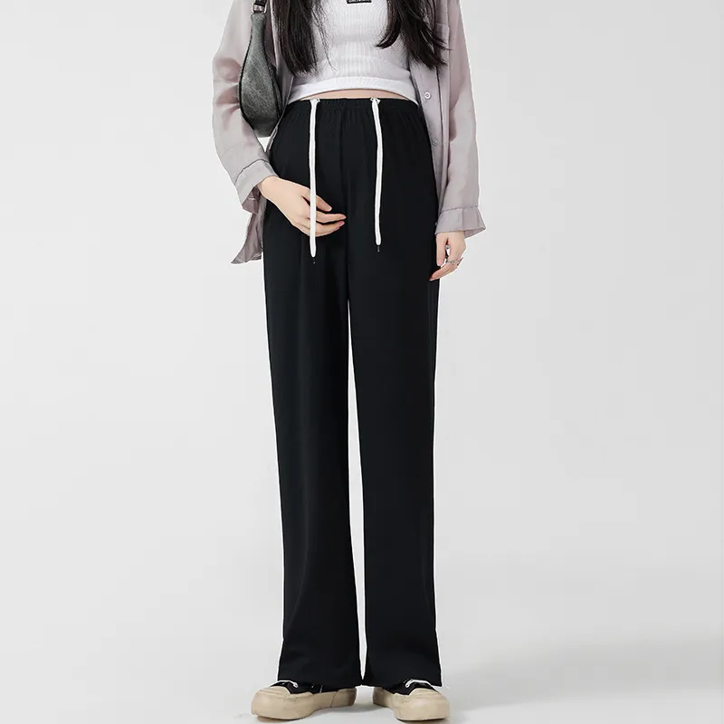 Pregnant Women Fashion Casual Loose Drawstring Pants - Image 6