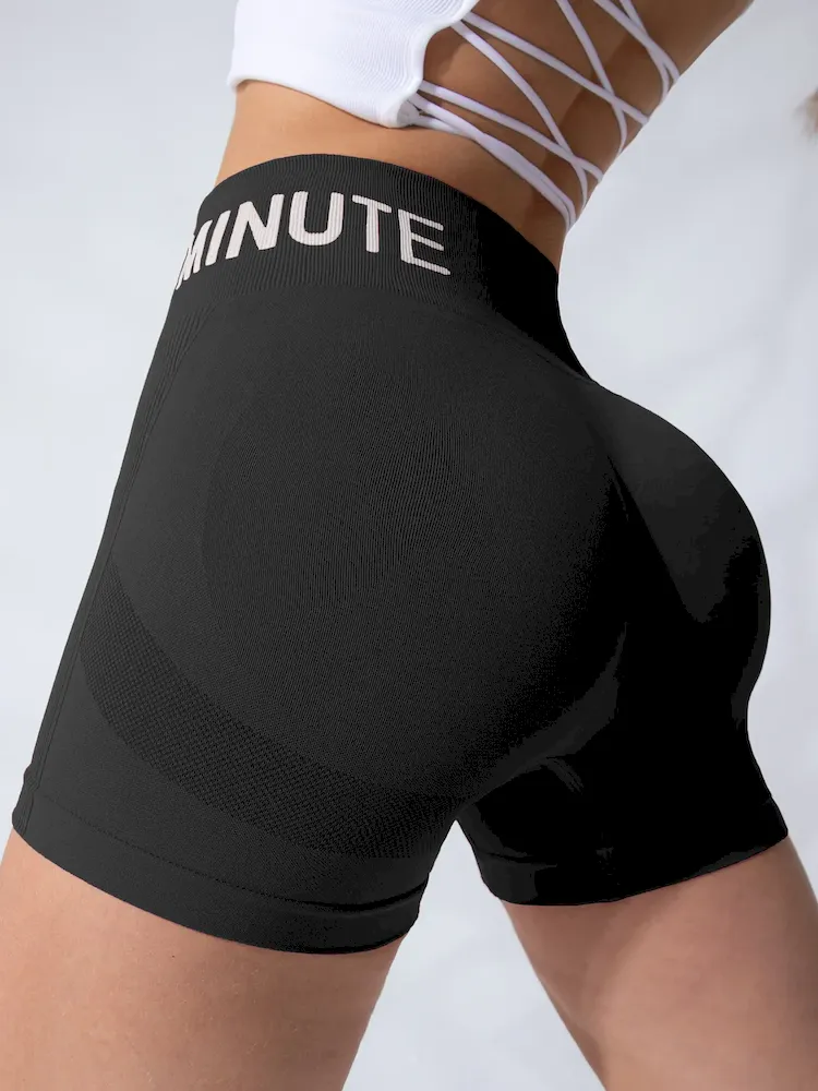 Women Fashion High Waist Alphabet Sports Shorts - Image 15