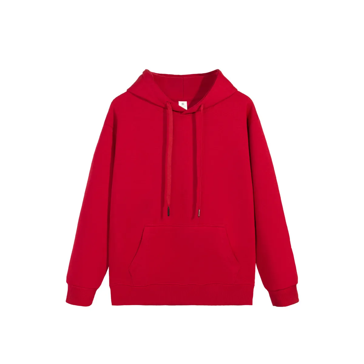 Fashion Casual Simple Solid Color Cotton Long-Sleeve Loose Hoodies - Image 3