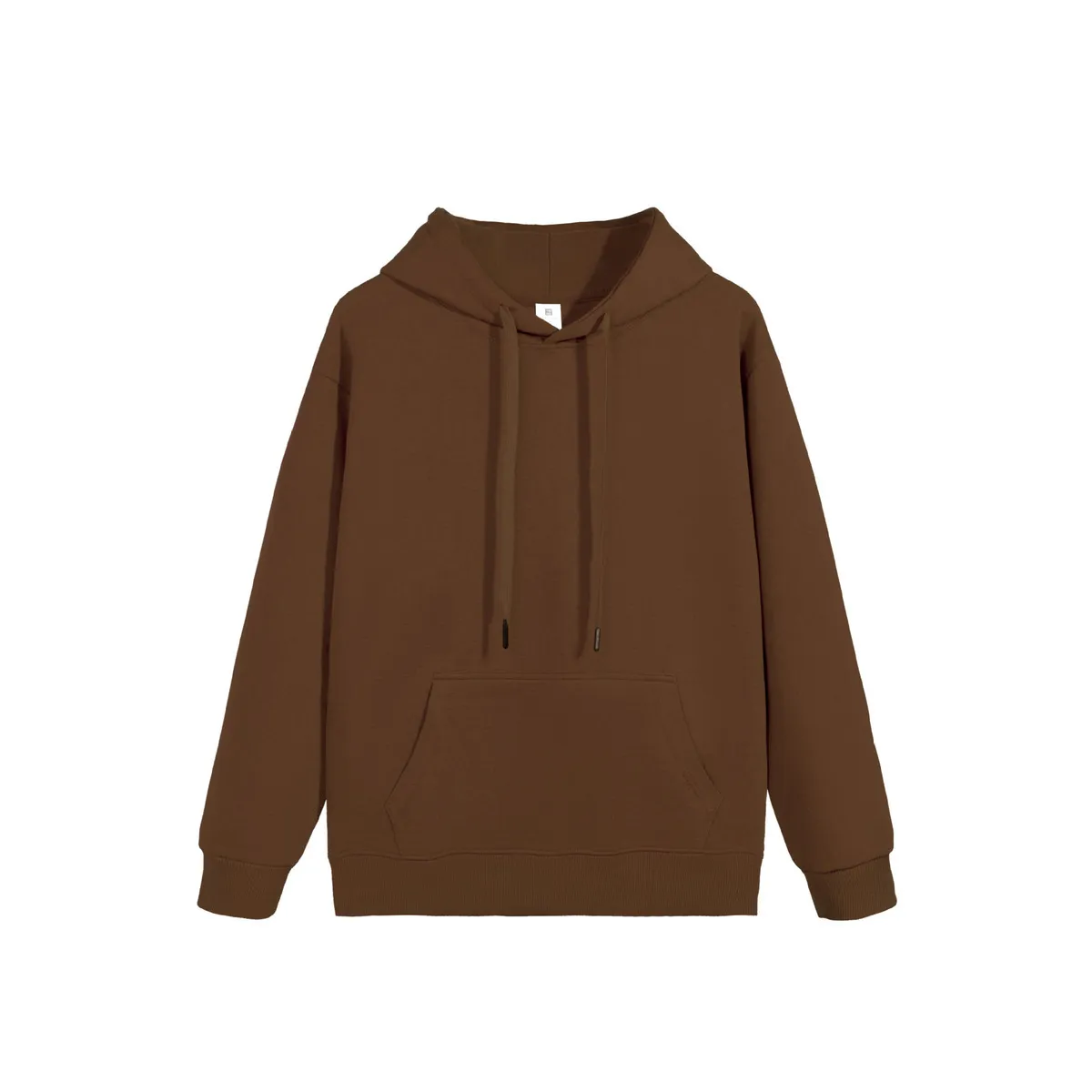 Fashion Casual Simple Solid Color Cotton Long-Sleeve Loose Hoodies - Image 5