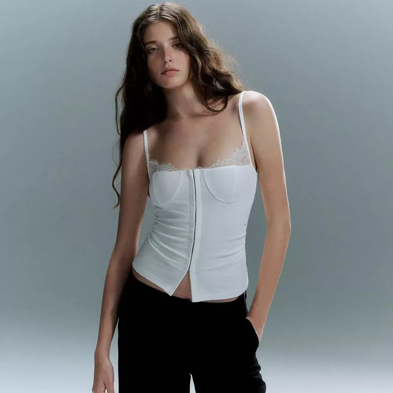 Sexy Women Lace Patchwork Camis