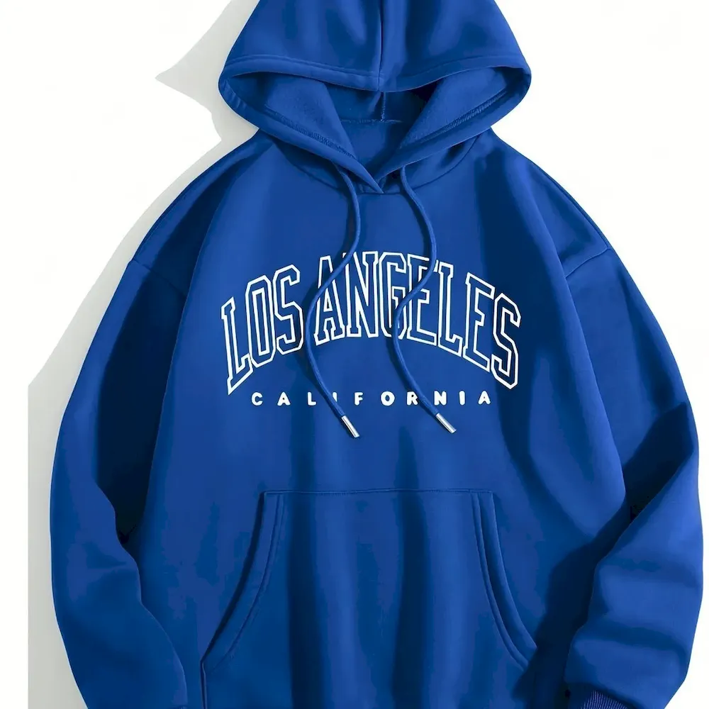 Women Casual Letter-Print Loose Hoodie - Image 11