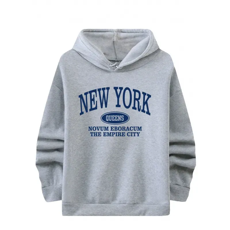 Casual Fashion Printed Loose Fleece-Lined Hoodie - Image 12