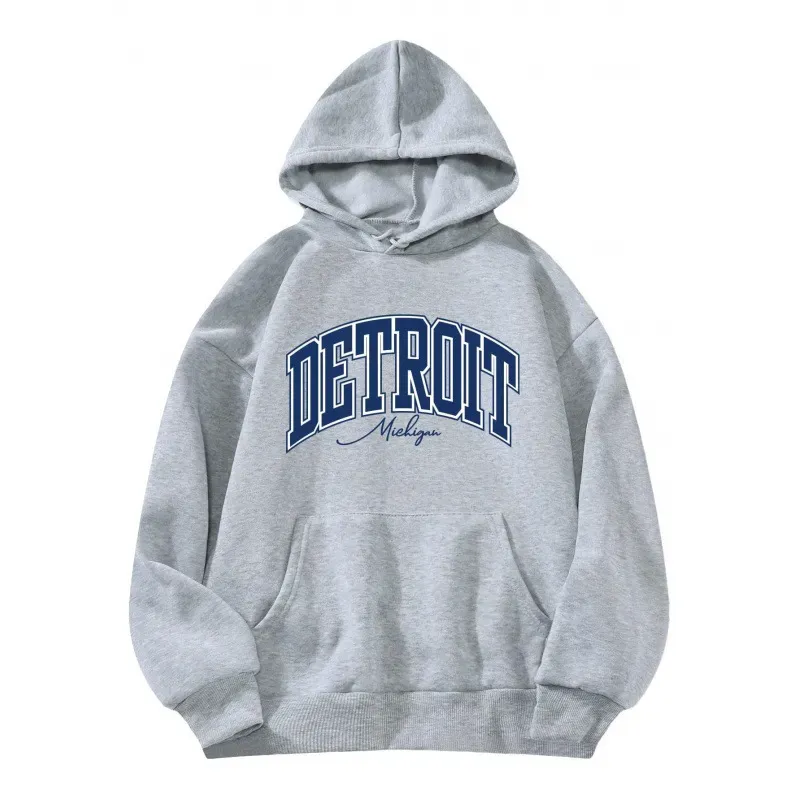 Casual Fashion Printed Loose Fleece-Lined Hoodie - Image 16