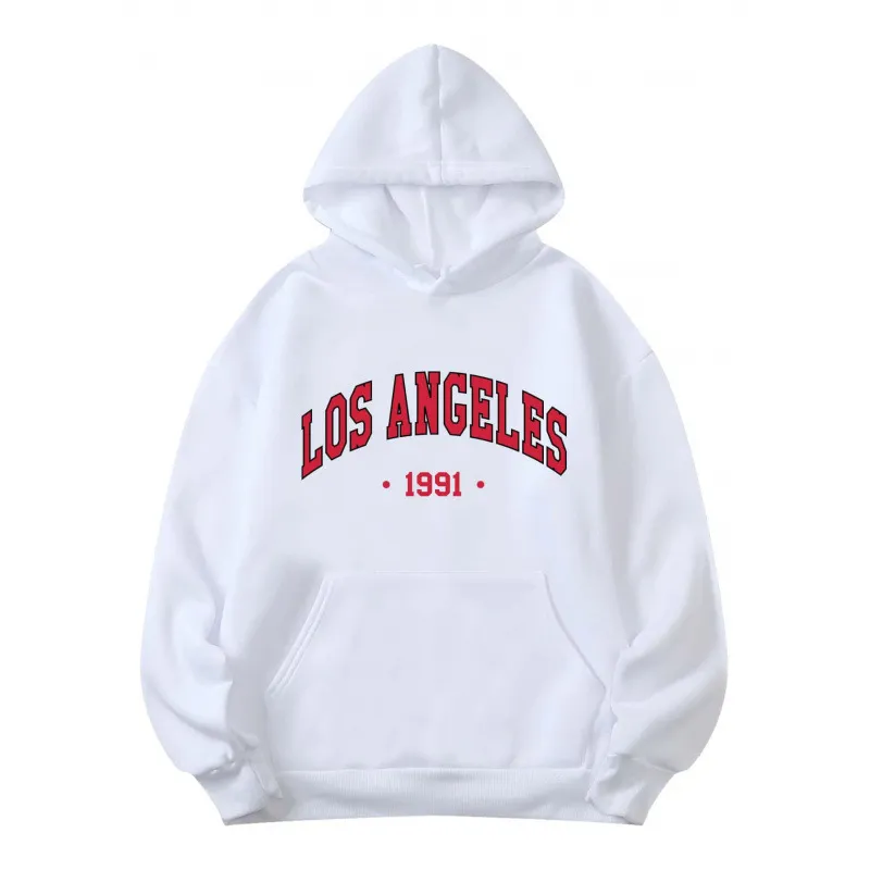 Casual Fashion Printed Loose Fleece-Lined Hoodie - Image 24