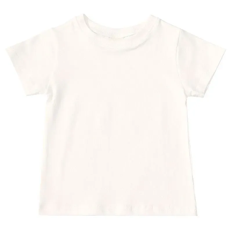 Wholesale Wholesale Boy Girl Happy Print Short Sleeves Casual Tee - Image 10