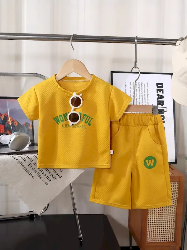 Wholesale Boy'S Fashion Shirt And Pants Two-Piece Set - Image 3