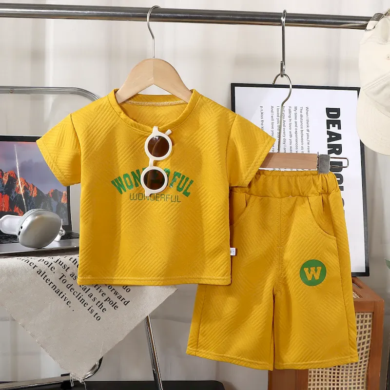 Wholesale Boy'S Fashion Shirt And Pants Two-Piece Set - Image 14