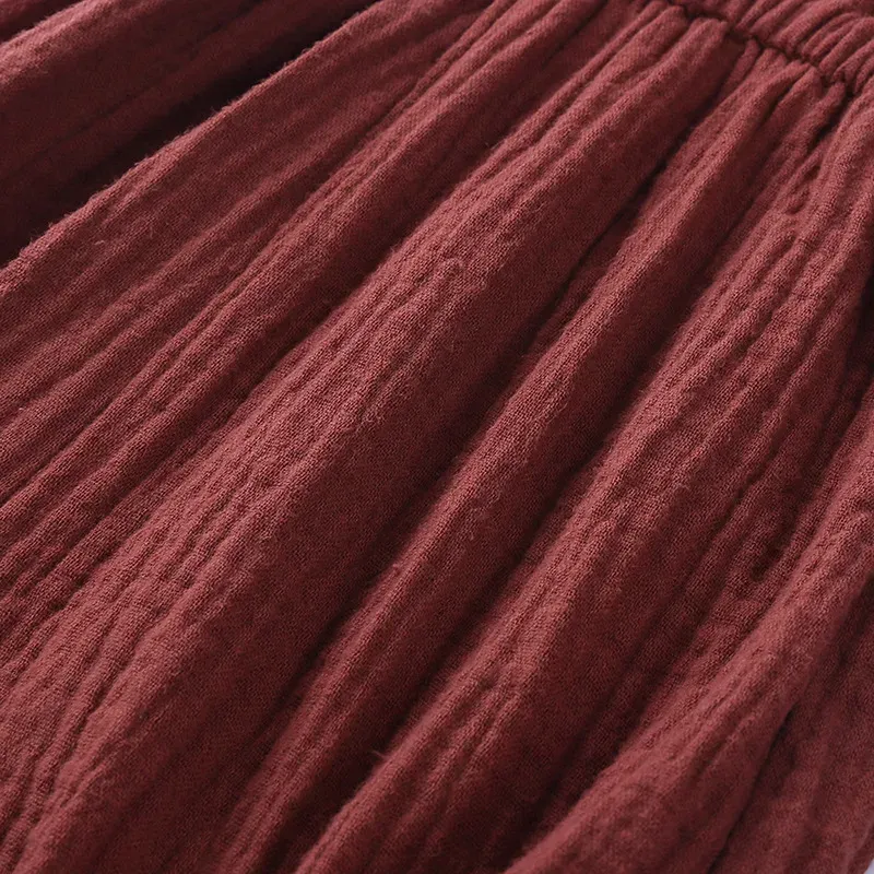 Wholesale Baby Girls Crease Solid Color Lace-up Romper - Image 7