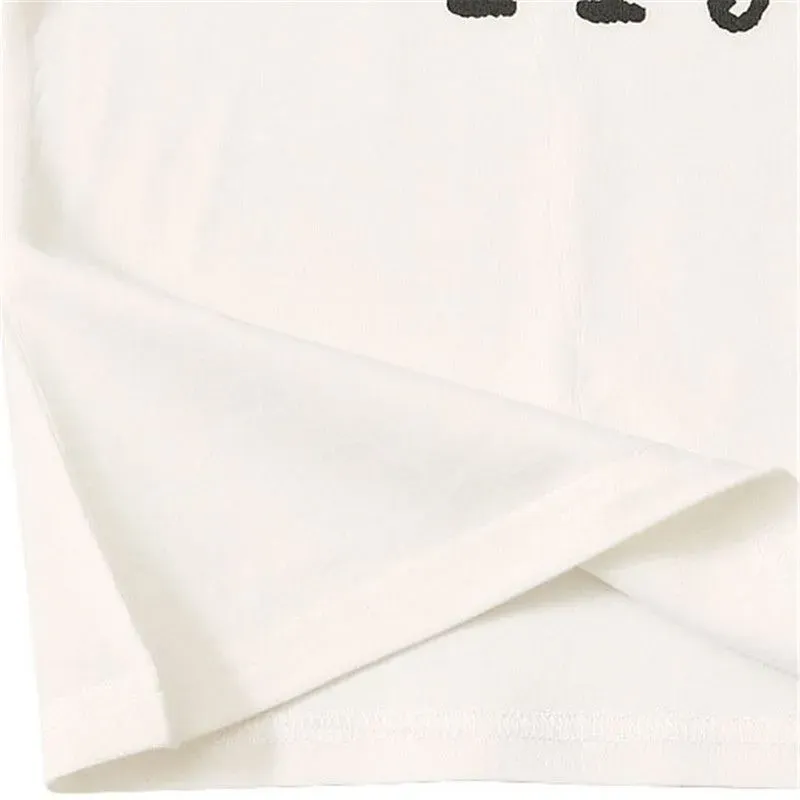 Wholesale Wholesale Boy Girl Happy Print Short Sleeves Casual Tee - Image 9